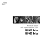 Samsung CLP-610ND User Manual (SPANISH)